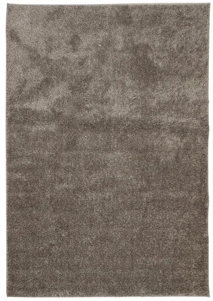 ISTAN szürke hosszú szálú fényes szőnyeg 140 x 200 cm
