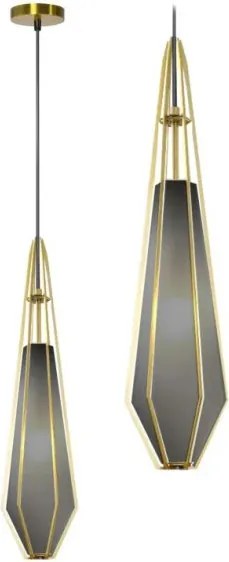 MORETTI MO4639 DIAMOND Arany Színű Függeszték 1xE14 40W IP20