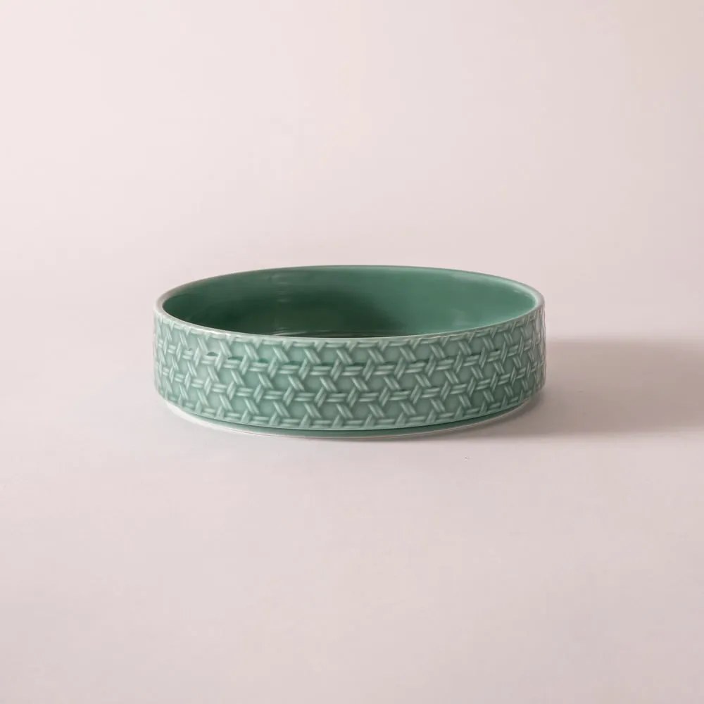Türkiz porcelán szervírozó tál ø 20 cm Heath Jade – Ladelle