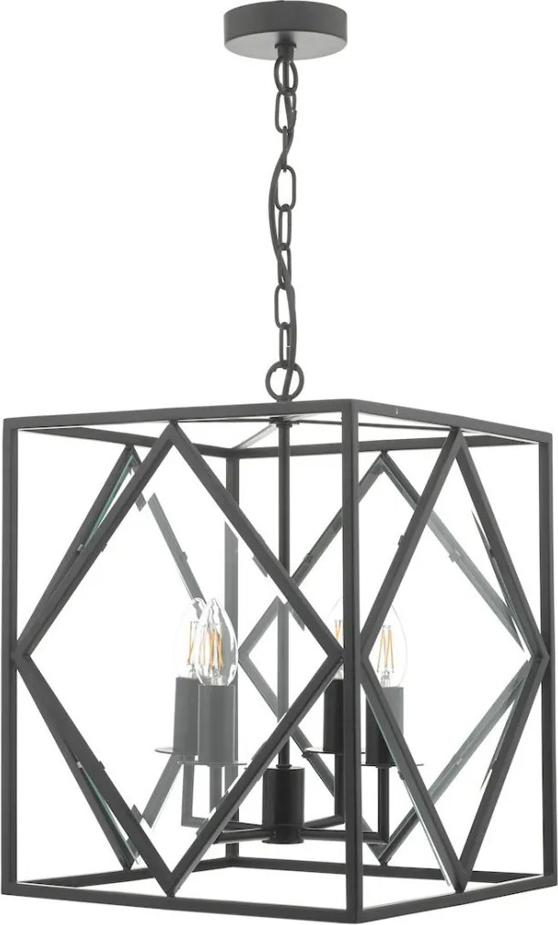 Dar Lighting JEPSEN JEP0422 Függőlámpa 4x60W/E14