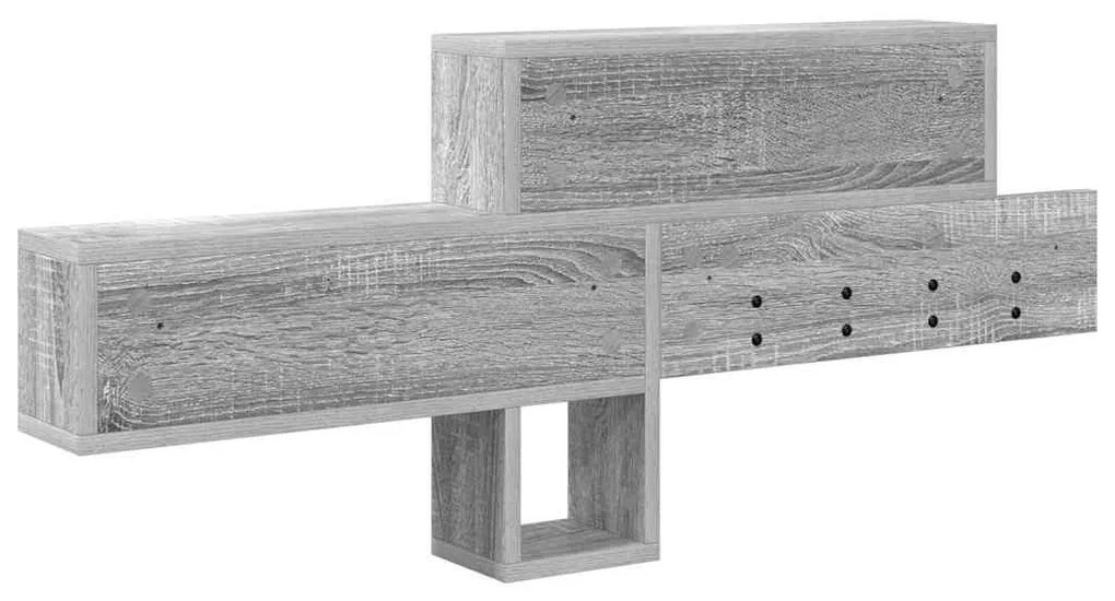 Fali Kabáthorog Szürke sonoma 100 x 12 x 43.5 cm Faanyag