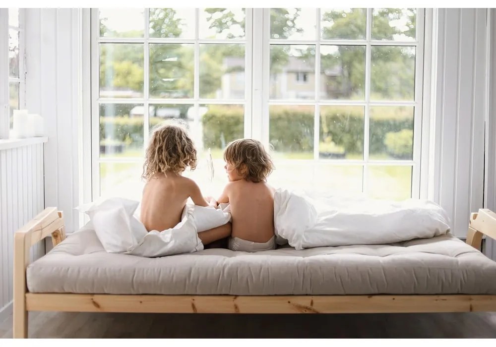 Mustársárga kinyitható kanapé 190 cm Grab Carob – Karup Design