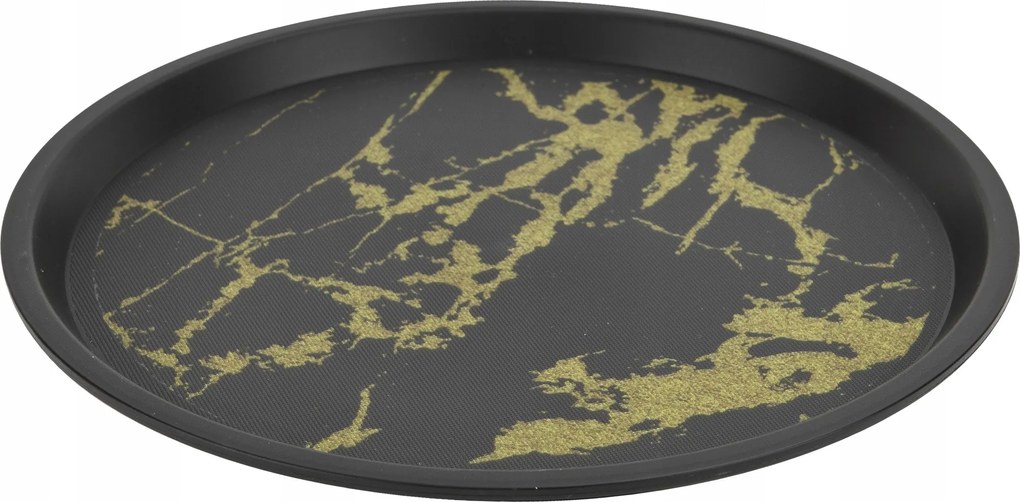 Csúszásgátló műanyag tálca 36 cm márvány mintás