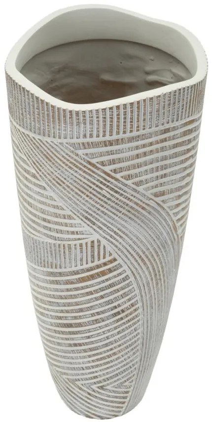 Váza gyanta fa ø 18x45cm
