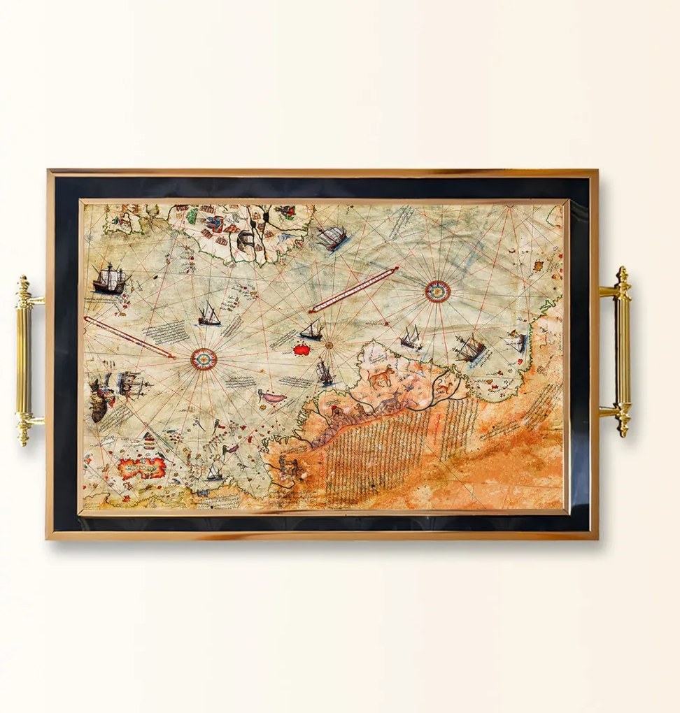 Üveg tálca, 38×24 cm – TPA9903