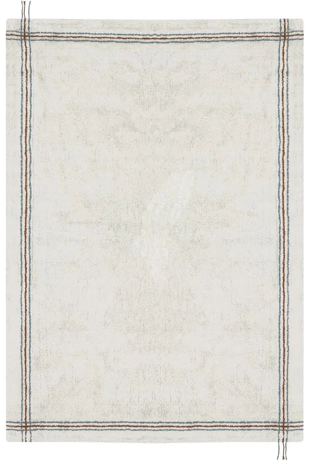 Krémszínű mosható kézi szövésű pamut szőnyeg 170x240 cm Cuisine Natural – Lorena Canals