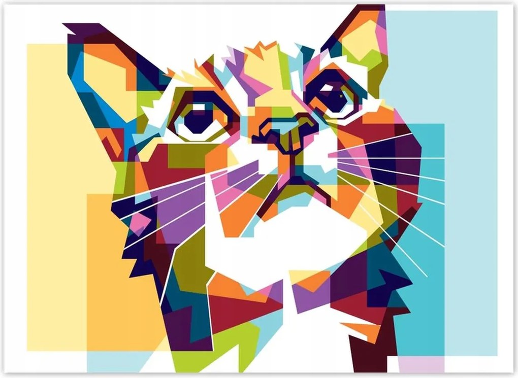 Fotótapéták 254x184 Absztrakt macska