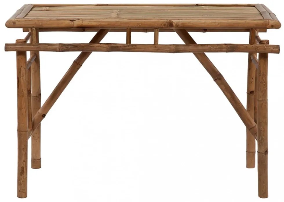 összecsukható bambusz kerti asztal 115x50x75 cm