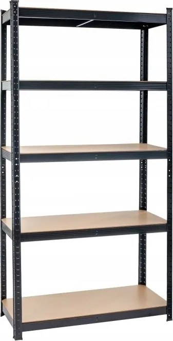 Tárolószekrény fém 5 polcos 180 cm pince- és kamragarázshoz