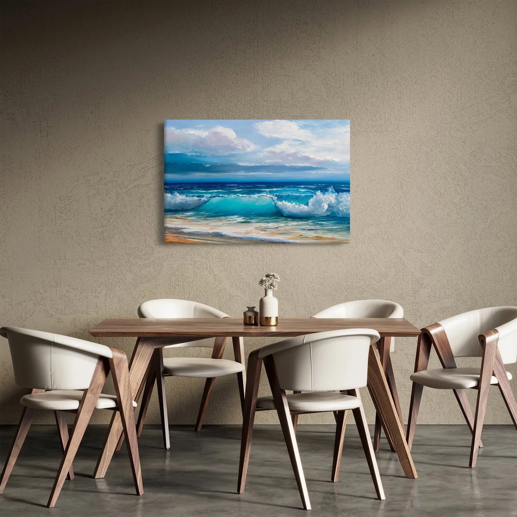 Kép - tengeri hullámok (90x60 cm)