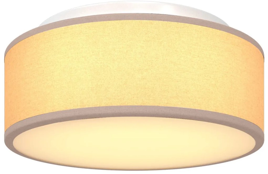 Mennyezeti Lámpák Beépített Taupe 30 cm Szövet E27