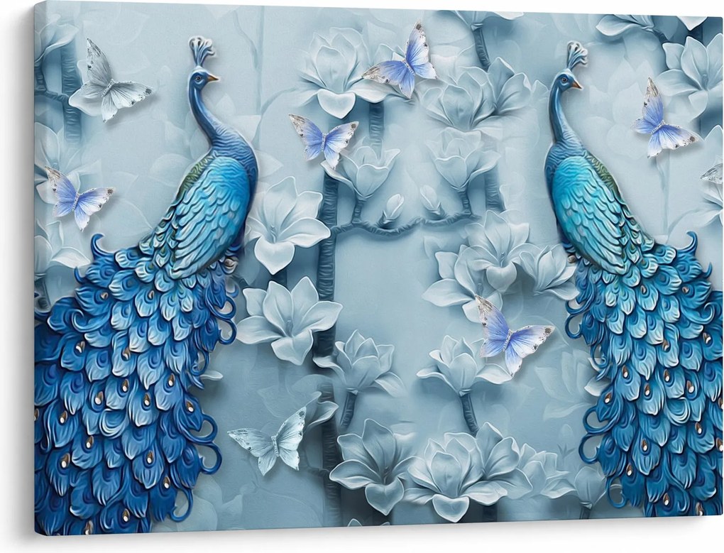 Pávák képe (70x50 cm)