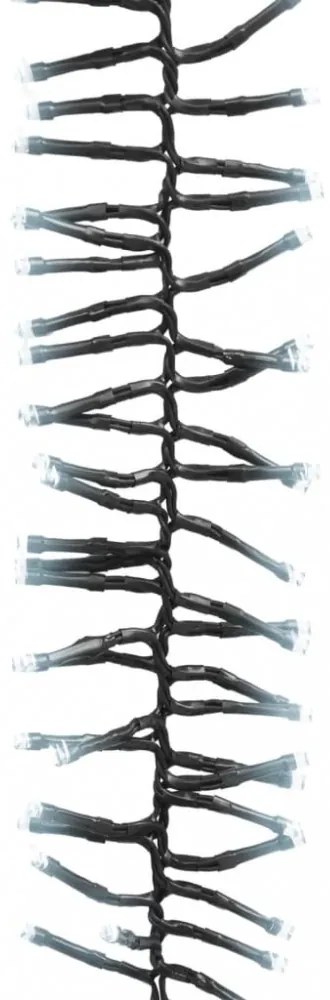 hideg fehér fényű fürtös PVC LED-szalag 2000 LED-del 17 m
