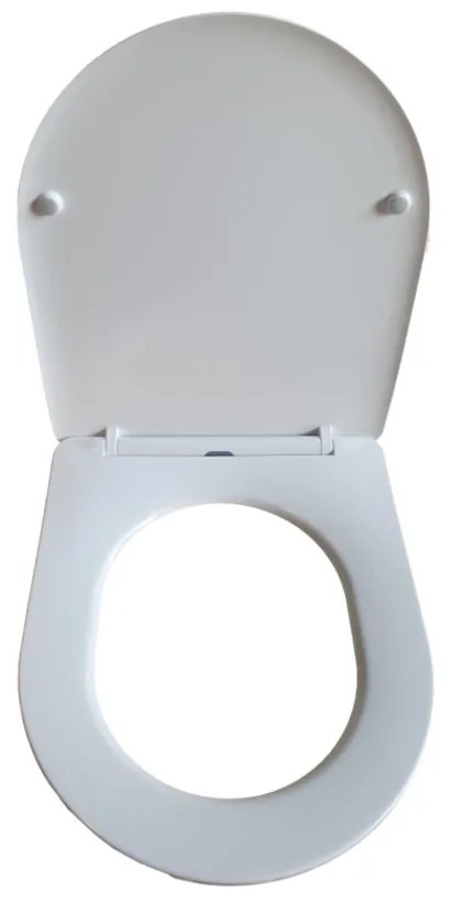 Viva BRILLA SLIM L WC ülőke - duroplast - lecsapódásgátlós - levehető klikk rendszer - 42 x 36,5 cm