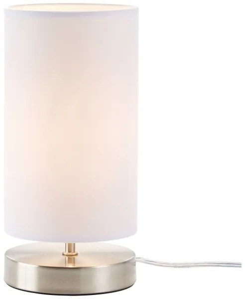 Brilliant - CLARIE asztali lámpa 1xE14/40W/230V matt króm/fehér