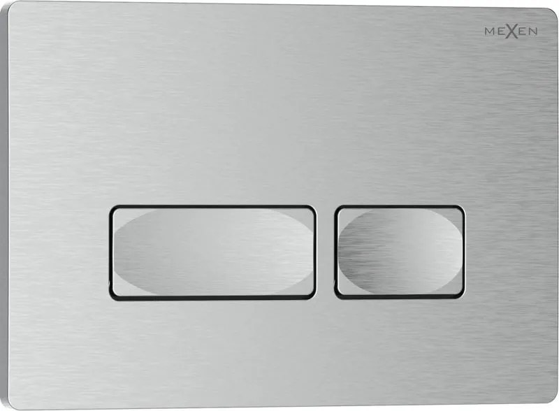 Mexen Tex 04 öblítő gomb, kefélt nikkel - 6104-10