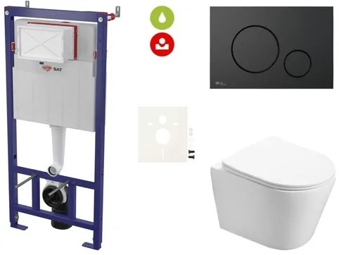 Fali WC szett SAT előtétfalas szereléshez + SAT Infinitio WC SIKOSSIN68KECO
