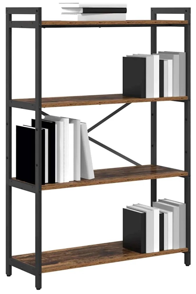 Könyvszekrény Régi fa 80 x 30 x 118 cm Faanyag