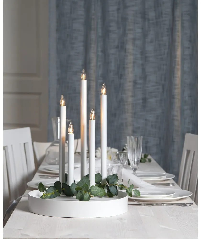 Fehér fénydekoráció ø 32 cm Deco – Star Trading