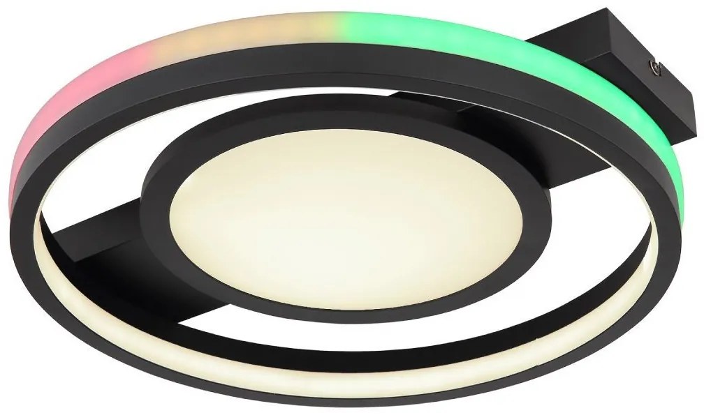 Globo 41393-40 - LED RGBW Dimmelhető mennyezeti lámpa GISELL LED/40W/230V + távirányító