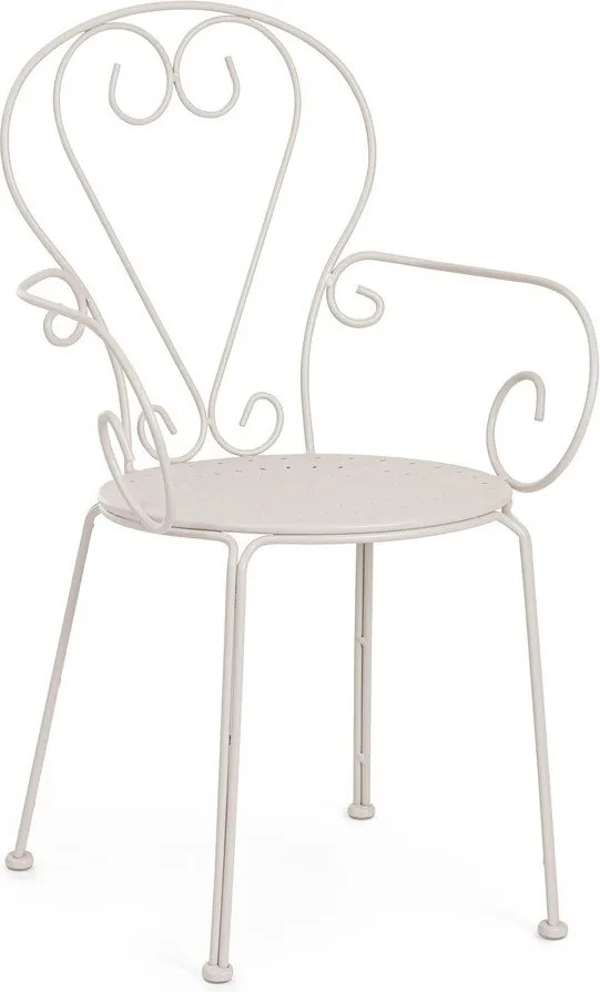 Bézs fém kerti szék Etienne – Bizzotto