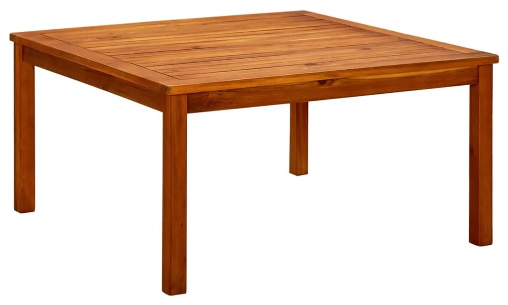 vidaXL tömör akácfa kerti dohányzóasztal 85 x 85 x 45 cm