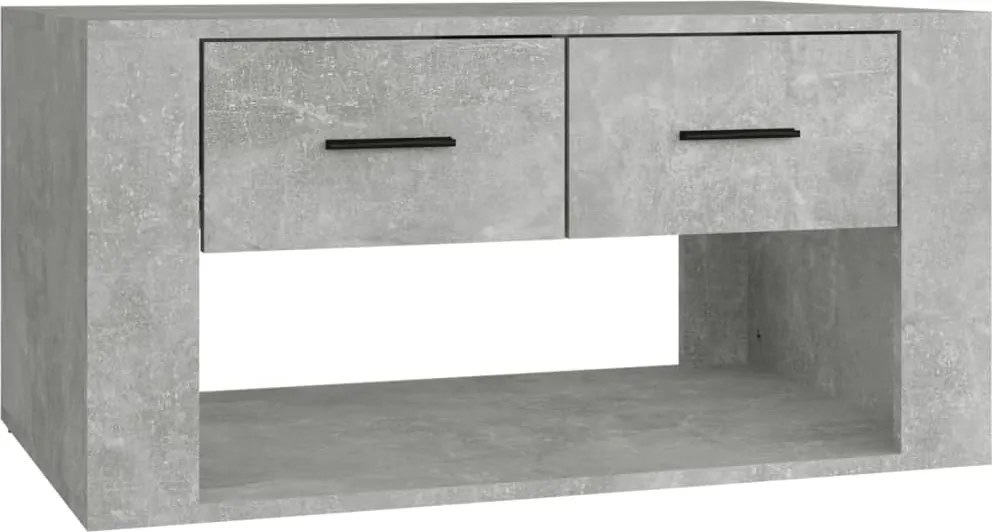 vidaXL betonszürke szerelt fa dohányzóasztal 80x50x40 cm