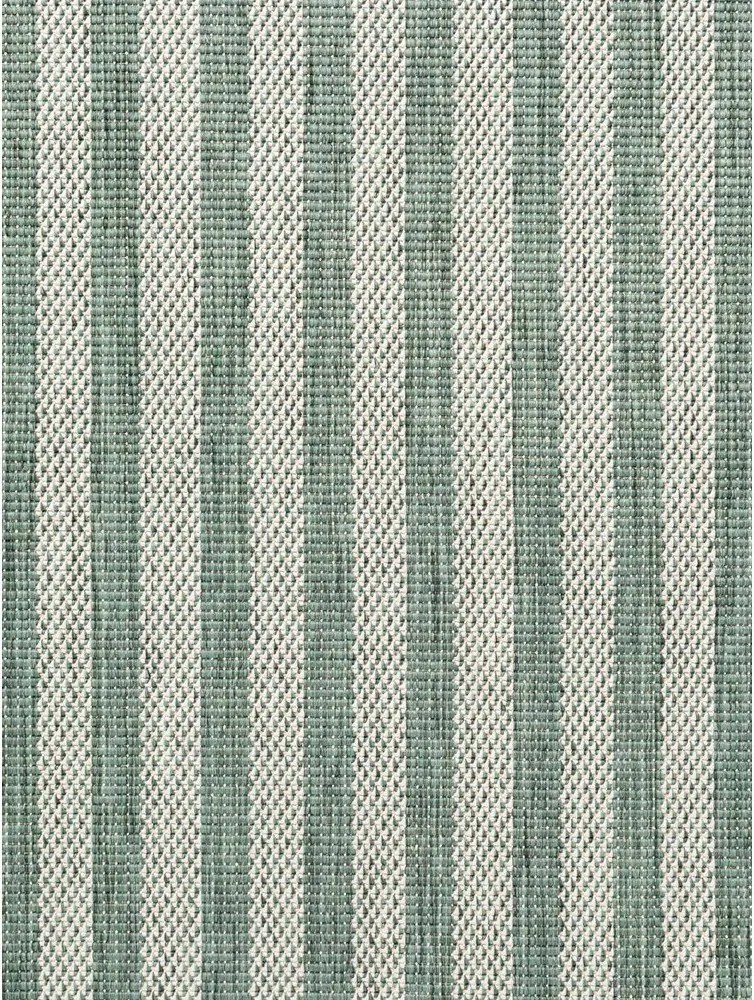 Zöld-krémszínű kültéri-beltéri szőnyeg 120x170 cm Haringey Linley – Ted Baker