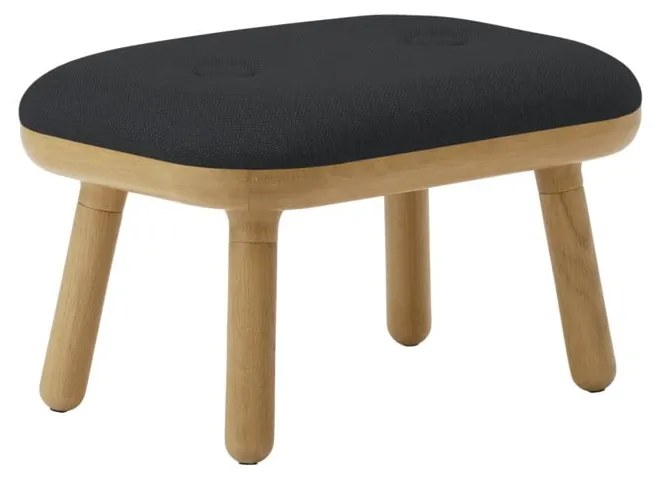 Antracitszürke-natúr színű ülőke Paff Low – UMAGE