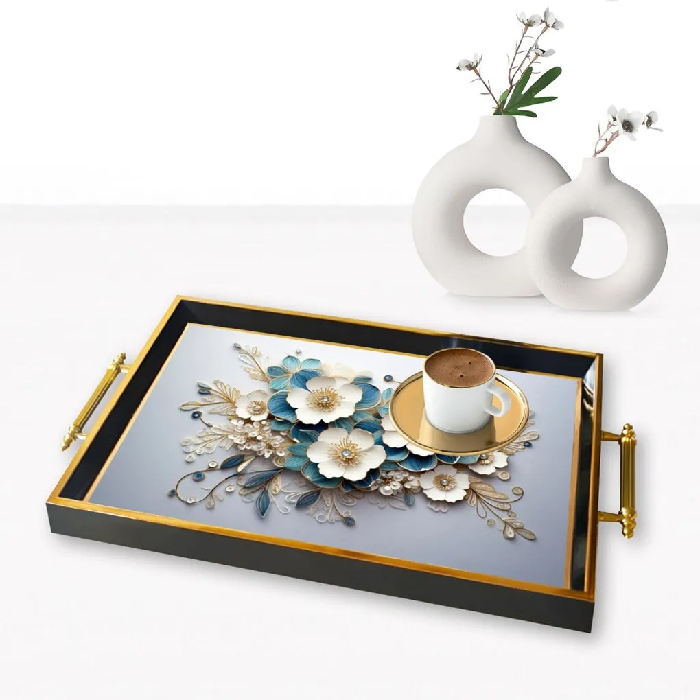 Üveg tálca, 38×24 cm – TPA9901