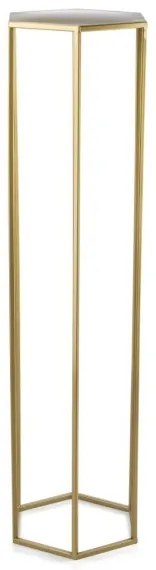 Virágállvány 100x24 cm arany színben