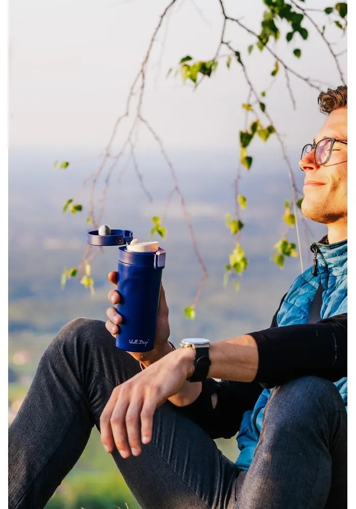 Fuori sötétkék thermo utazóbögre, 400 ml - Vialli Design