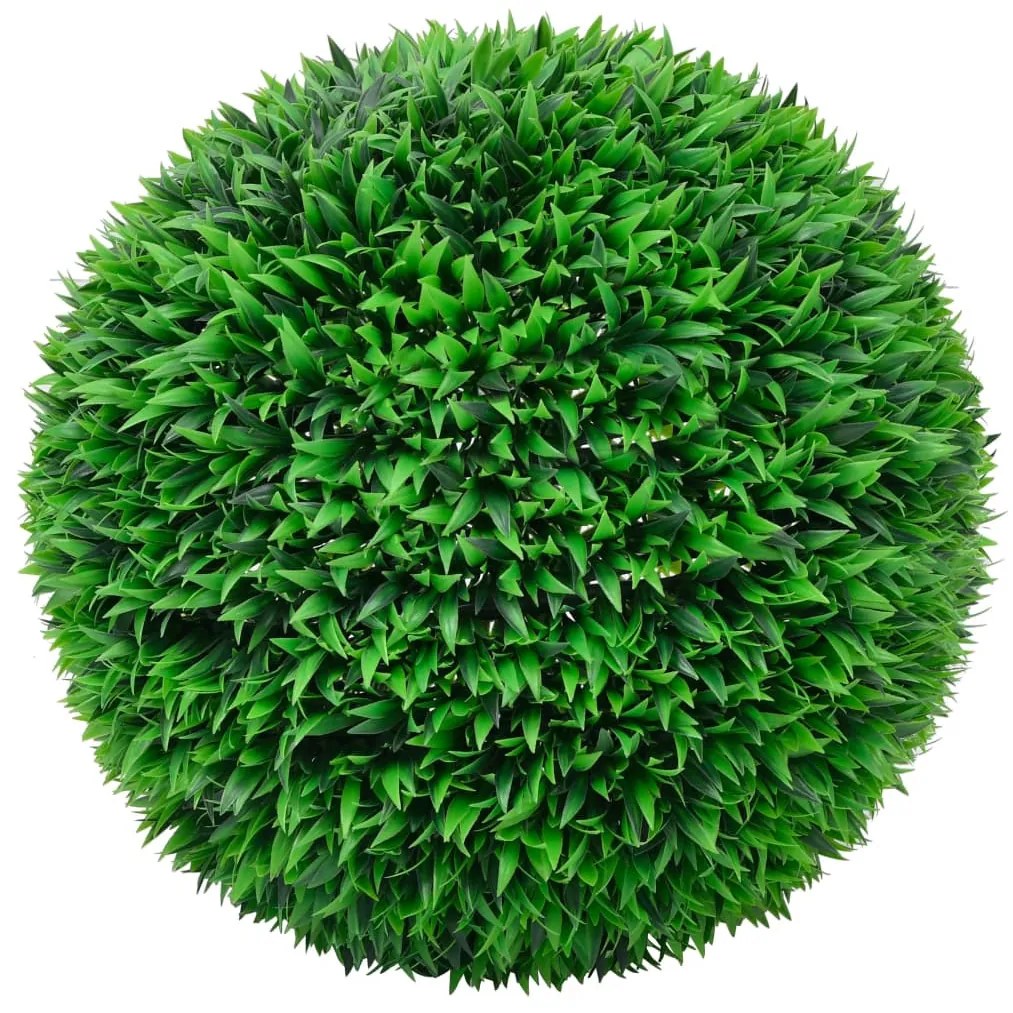 2 db gömb alakú műpuszpáng 55 cm