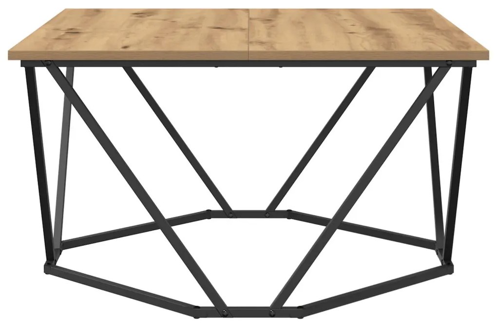Dohányzóasztal Mesteri tölgy 80x80x45 cm Mérnöki fa