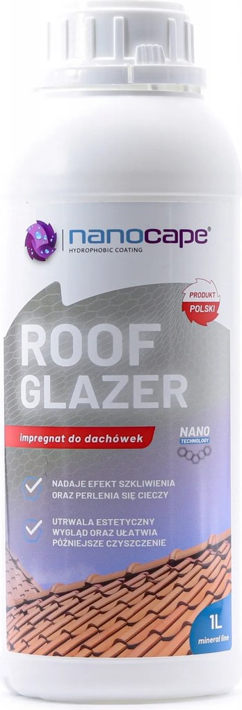 Impregnálószer kerámia és cement tetőcseréphez 1L