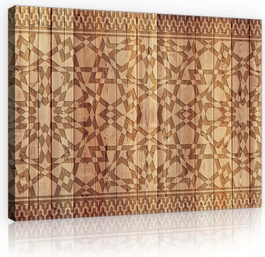 Vászonkép 60x40 Fa dísz rusztikus nappaliba természetes fából