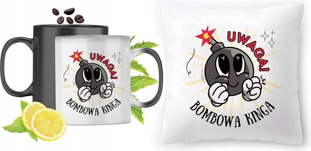 Kinga Mágikus bögre fényképes nyomott mintás párna szett