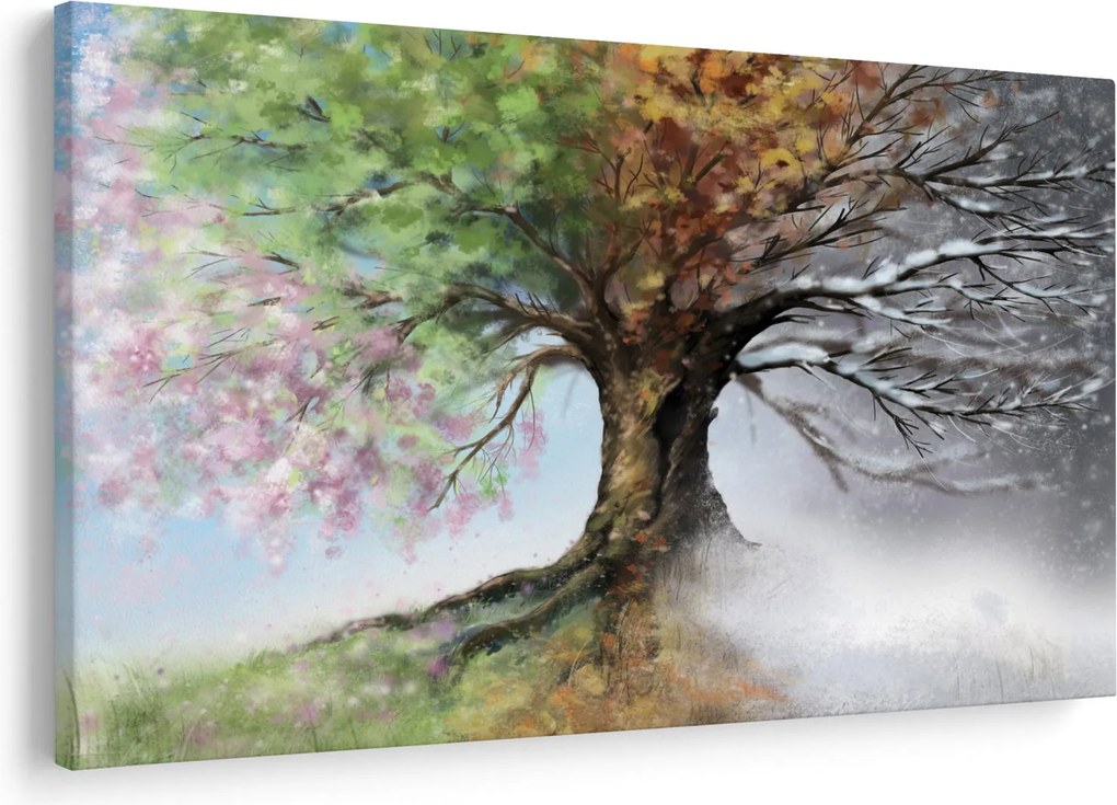 Kép - Négy évszak fája (90x60 cm)