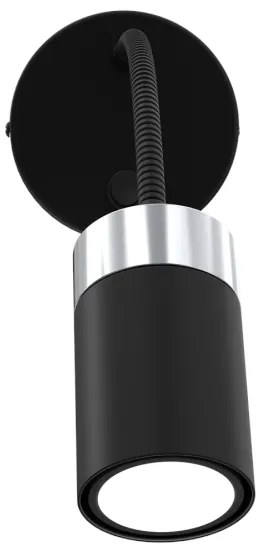 Rugalmas lámpa JOKER1xGU10/8W/230V fekete/matt króm