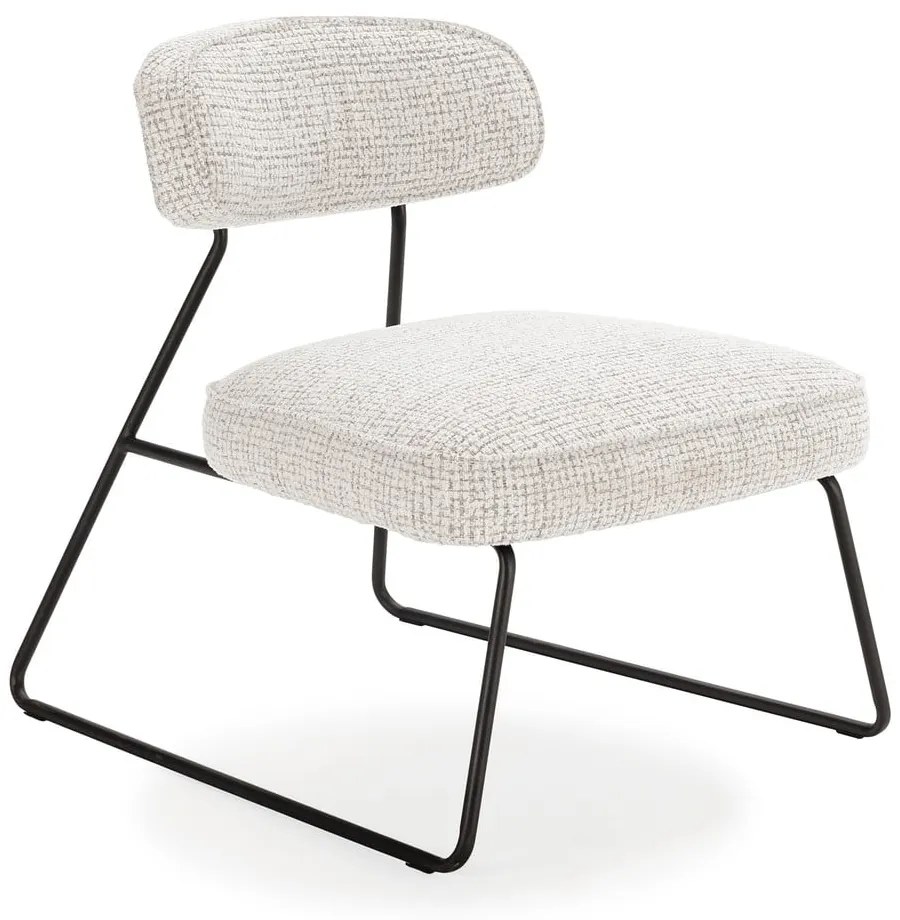 Fehér-bézs fotel Elon – Marckeric