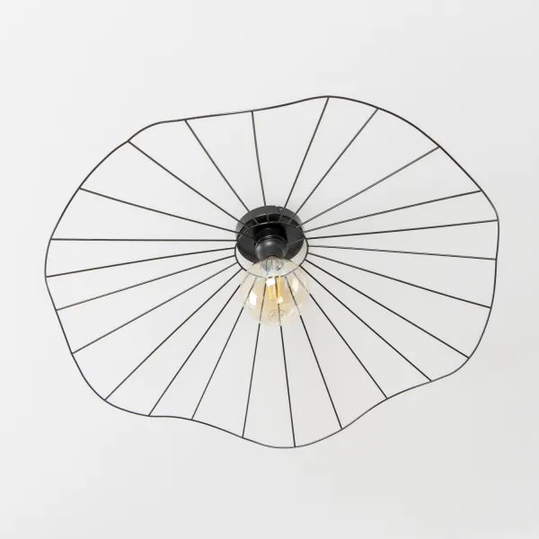 Brilagi - LED felületre szerelhető csillár CERIA WIRE 1xE27/40W/230V Ø80 cm fekete