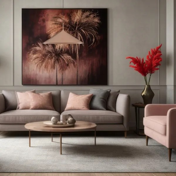 CAPITAL kábeles csillár 1xGX53/15W/230V Ø 60 cm rózsaarany