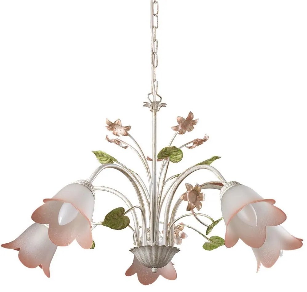 ONLI - Csillár láncon BOTTON DORO 5xE14/6W/230V