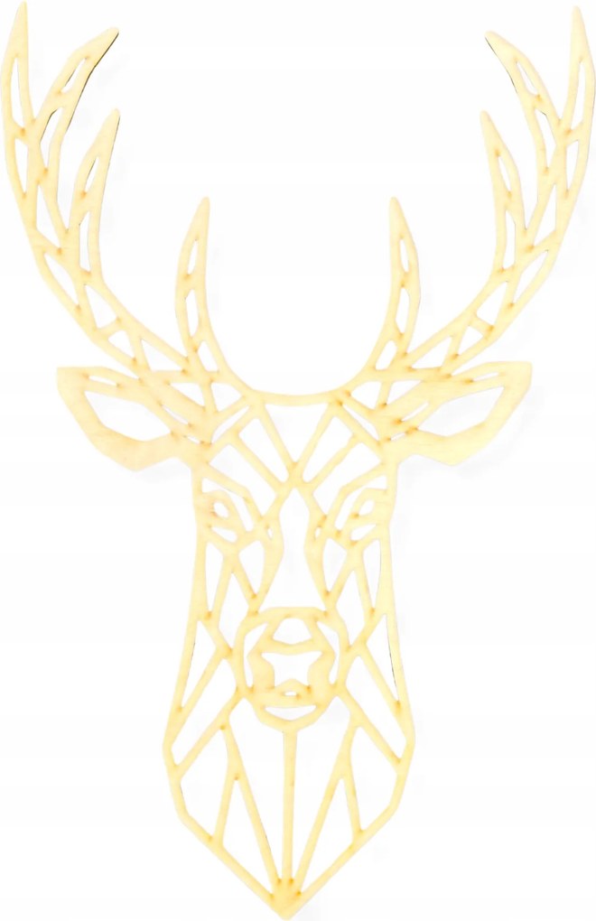 Fali Dekoráció Áttört Szarvas 3D Kép 46CM