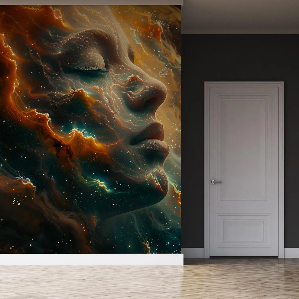 Fotótapéta - Arc az űrben (147x102 cm)