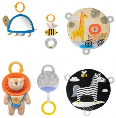 Taf Toys - Gyermek játékszőnyeg trapézzal szavanna 2xAAA