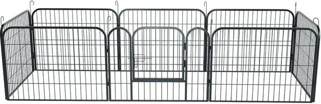 Fém kutyaketrec  kisállatoknak 80 x 60 cm