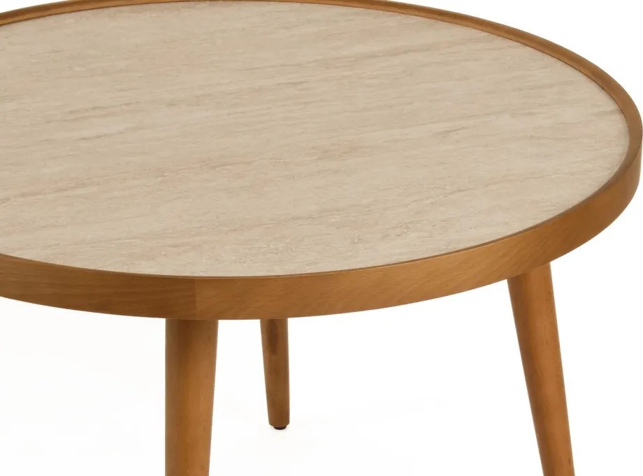 Polen 80 - Walnut, Travertine