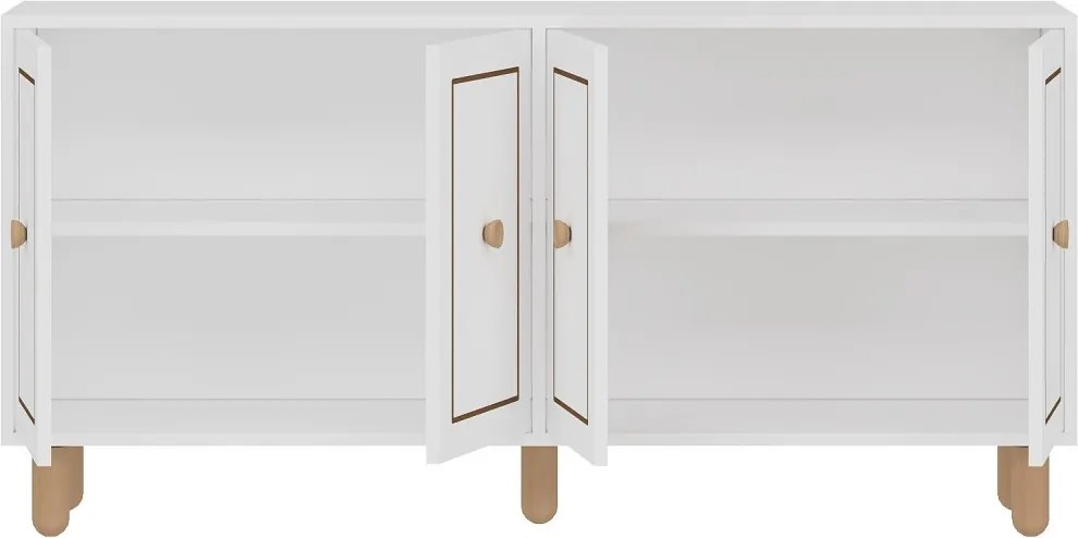 Urban komód, fehér, 150 cm