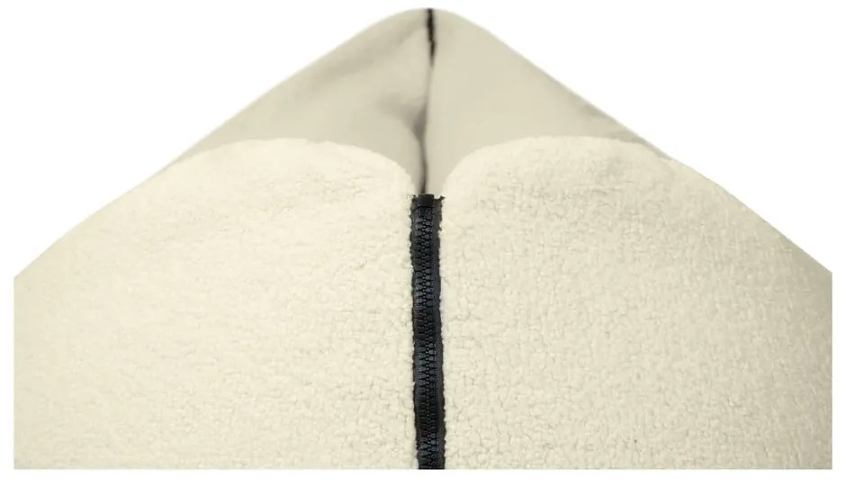 Krémszínű buklé gyerek babzsákfotel Clip Clap 115 – SLOWDOWN